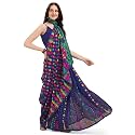 EthnicJunction Women's Woven Jamdhani Cotton Blend Saree With Blouse Piece
