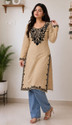 ETHNIQU Women Embroidered Straight Kurta