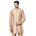 Ethnix Men39s Poly 67Viscose 33 Jaquard Indowestern
