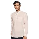 Ethnix by Raymond Men39s Cotton Kurta RTHA00088-EP_Peach_100