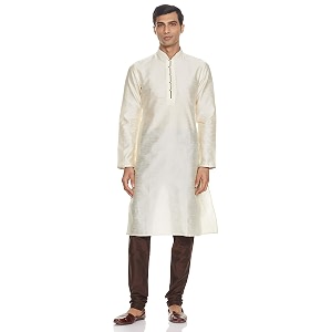 Ethnix by Raymond Mens Synthetic Kurta Pyjama