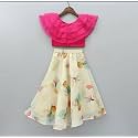 ETHNOS Fashion Girl39s Taffeta Silk Semi-Stitched Lehenga