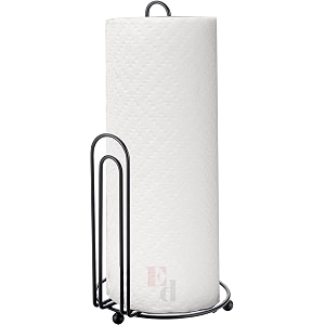 napkin toilet paper holder roll stand storage organizer and dispenser for bathroom vanity shelf cabinet organization u-shape set of 1