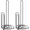 Napkin Toilet Paper Holder Roll Stand Storage Organizer and Dispenser for Bathroom, Vanity, Shelf, Cabinet Organization (U-Shape Set of 2)