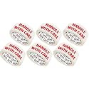 Cello Tape 2 Inch 65mtr (Handle with Care Fragile Tape Printed) Set of 6