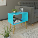 etiquette art Retro Bookcase Nightstand End TableBed