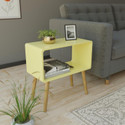 etiquette art Retro Bookcase Nightstand End TableBed