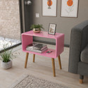 etiquette art Retro Bookcase Nightstand End TableBed