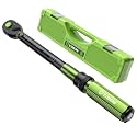 etoolab 1/2 Drive Click Torque Wrench Dual-Range【10-170.0ft.lb/13.60-230.5Nm】±3% Precision Torque Wrench 1/2 Drive, 72 Tooth Dual-Direction Adjustable Wrench for Bicycle, Moto and Car Maintenance