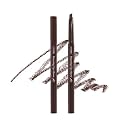 ETUDE Drawing Eyebrow Pencil, Arch Shape for Defined Brow|Brow Pencil with Spoolie |Long Lasting, Transfer Proof & Smudge-Proof |Shade-03 Brown,0.25g (Pack of 1)