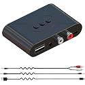 ETZIN 5.3 Audio Receiver Wireless RCA Bluetooth Adapter for Stereo Wireless Audio Receiver/USB Flash Drive/NFC One-Touch Connection for Car Speakers and Headphones EPL-1461WA