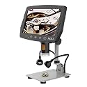 ETZIN 9 LCD Digital Microscope 1500X Magnification Coin Microscope with 16MP Camera, Micro Soldering for Adults Wired Remote, Compatible with Windows/Mac OS (EPL-1122IM)