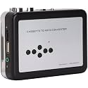 Etzin Cassette to MP3 Converter,Portable Cassette to Digital Converter Transfer Tapes to MP3 Formats via USB Cable Compatible with Mac and Personal Computers-(Ezcap-231)-EPL-150CA-01.