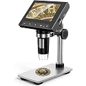 ETZIN 4.3" Digital Microscope, 1000X Magnification Coin Microscope, Photo &amp; Video Recorder, Coin Magnifier with 8 LED Lights,Suitable for Soldering, Labs &amp; Schools, Windows Compatible (EPL-1015IM)