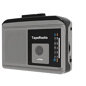 etzin portable cassette player tape to mp3 format converter amfm radio walkman receiver build-in speaker ezcap-233-epl-147ca