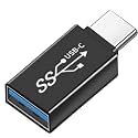 ETZIN U-Shape USB 3.1 Adapter 180 Degree USB A Male to Female Coupler Connector 10Gbps USB Type A Support Data Transfer Connector Converter OTG for PC Laptop Power Bank(Pack-2)-EPL-1073TC.