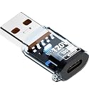 ETZIN USB to Type-C Adapter, 10Gbps Data Transfer Speed, High-Speed Charging Converter (Blue)
