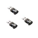 ETZIN USB to Type-C Adapter, 10Gbps Data Transfer Speed, High-Speed Charging Converter (Pack of 3, Black)