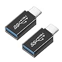 Etzin USB to Type C Adapter - Type C High Speed Data Transfer Cable Quick Data Transmission Accessories with USB3.1 for Phones, Most Computers, Laptops for Files, Vedios, Pictures,(Pack-2)-EPL-1059TC.