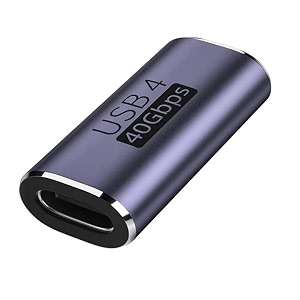 etzin usb4 40gbps type c female to female coupler extension adapter