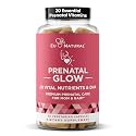 Glow Prenatal Vitamins for Women with Folate &amp; DHA, 60 Vegetarian Capsules