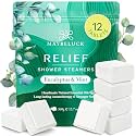 Eucalyptus & Mint Shower Steamers 12 Pack - Aromatherapy Self Care & Relief