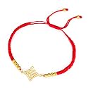 Witch Knot Bracelet Irish Trinity Celtic Knot Bracelet Handmade Braided Rope Lucky Red String Bracelet Adjustable Beaded Couple Triquetra Wiccan Amulet Jewelry