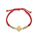 Witch Knot Bracelet Irish Trinity Celtic Knot Bracelet Handmade Braided Rope Lucky Red String Bracelet Adjustable Beaded Couple Triquetra Wiccan Amulet Jewelry