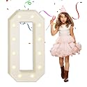 eufony Marquee Letters 4 Feet Tall, 4 FT Marquee Light Up Letters, Giant Light Up Letters 4FT for Birthday Party Baby Shower Gender Reveal Graduation Decorations, Letter O with LED Lights DIY Kit