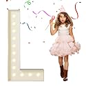 eufony Marquee Letters 4 Feet Tall, 4 FT Marquee Light Up Letters, Giant Light Up Letters 4FT for Birthday Party Baby Shower Gender Reveal Graduation Decorations, Letter L with LED Lights DIY Kit