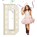 eufony Marquee Letters 4 Feet Tall, 4 FT Marquee Light Up Letters, Giant Light Up Letters 4FT for Birthday Party Baby Shower Gender Reveal Graduation Decorations, Letter D with LED Lights DIY Kit
