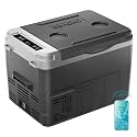 EUHOMY 17QT 12 Volt Refrigerator, Portable Car Fridge with App Control