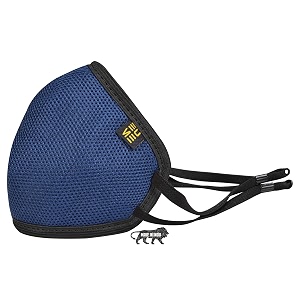 eume protect 95 reusable and washable face mask unisex - navy blue pack of 1