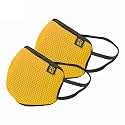 EUME Protect+ 95 Reusable and Washable Face Mask (UNISEX) - (Yellow, Pack of 2)