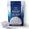 EUPHERBIA Blue Salt Coarse, Rare Mineral Low Sodium Salt, 2 lb Refill