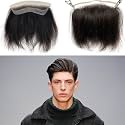 EUPHORIA® ELITELACE Invisible Hairline Patch for Men – Real Black, 100% Natural Human Hair, Ultra-Fine Swiss Lace Front Wig, Handcrafted for Seamless Receding Hairline Coverage