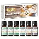 EUQEE 6PCS Premium Woody Scented Oil Fragrance Oils Gift Set