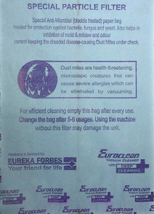 EUREKA FORBES Euroclean Paper Vacuum Cleaner Dust