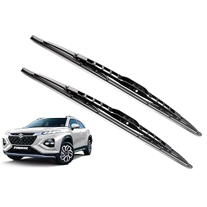 euro care metal type wiper blade compatibility with maruti fronx windshield car wiper blade size d-21p-18