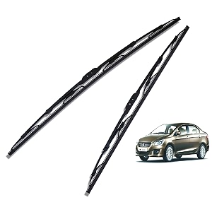 euro care metal type wiper blade compatibility with maruti suzuki ciaz windshield car wiper blade size d-24p-16