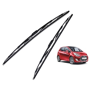 euro care metal type wiper blade compatible with hyundai santro 2019 model  2019-till date windshield car wiper blade size d-20p-16