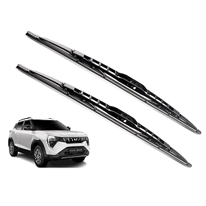 euro care metal type wiper blade compatibility with mahindra xuv 3xo windshield car wiper blade size d-24p-16