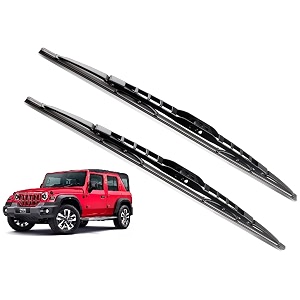 euro care metal type wiper blade compatibility with mahindra thar roxx windshield car wiper blade size d-14p-14