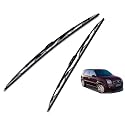 Euro Care Metal Type Wiper Blade Compatibility with Fusion Windshield Car Wiper Blade Size D-24,P-18