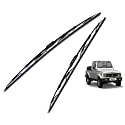 Euro Care Metal Type Wiper Blade Compatibility with Maruti Suzuki Gypsy Windshield Car Wiper Blade Size D-12,P-12