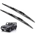 Euro Care Metal Type Wiper Blade Compatibility with Mahindra Thar 2020-Till Date Windshield Car Wiper Blade Size D-14,P-14