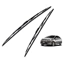 Euro Care Metal Type Wiper Blade Compatibility with Fiesta Old Windshield Car Wiper Blade Size D-22,P-16