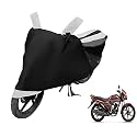 Euro Care Bike Cover Compatible with Dream Neo, Heatproof, Mirror Pocket, Dustproof, Belt &amp; Buckle, Dream Neo Bike Cover - 1 Unit, Black-White