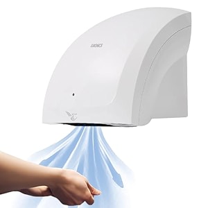 euronics automatic hand dryer for washrooms amp office  abs plastic commercial hand dryer  touch-free sensor fast amp efficient hand drying  wall mounted energy efficient  bis amp isi certified  eh03