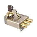 Europa 8123AB Door Lock (Antique Brass, 20 mm)